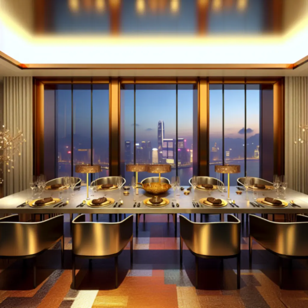 Private GraytonLux dining room prepared for an intimate luxury dinner