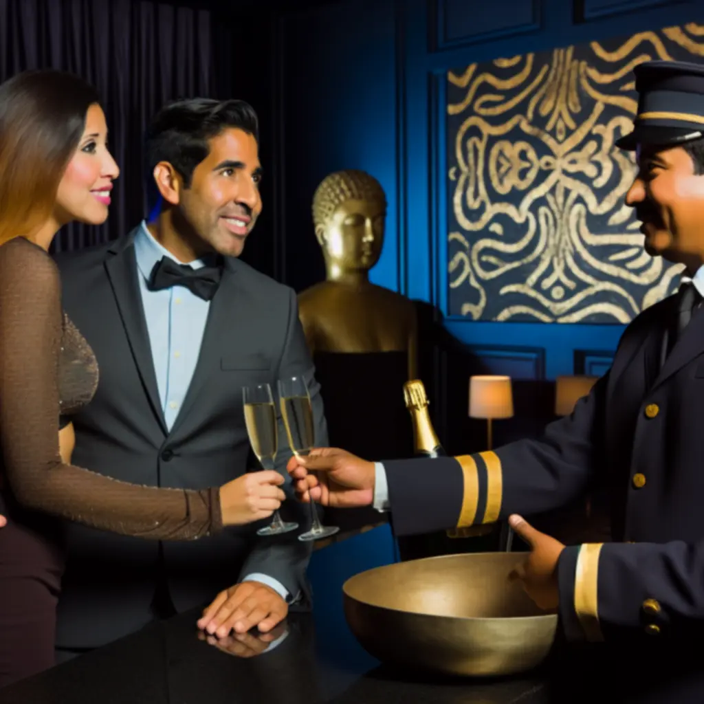 GraytonLux member enjoying VIP check-in and suite-level hospitality